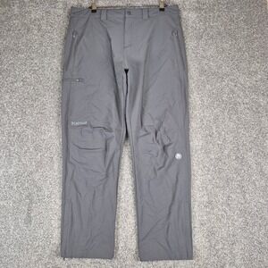 Marmot Scree Pants Mens 38 Short Gray Hiking Outdoor Trekking